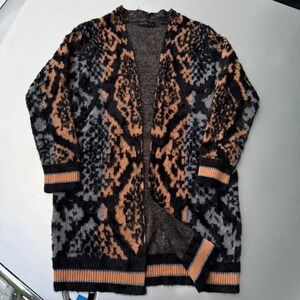 Christine Philippe brown and orange cardigan
